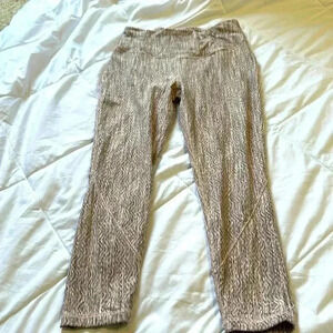 CALIA by Carrie Underwood Essential Jacquard 7/8 Legging in Sweet Peony Medium